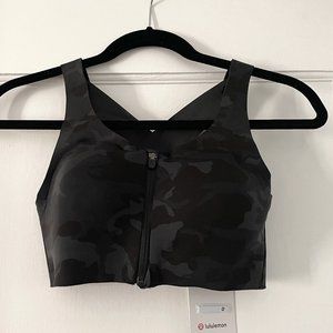NWT Lululemon Enlite Front Zip Bra 34C